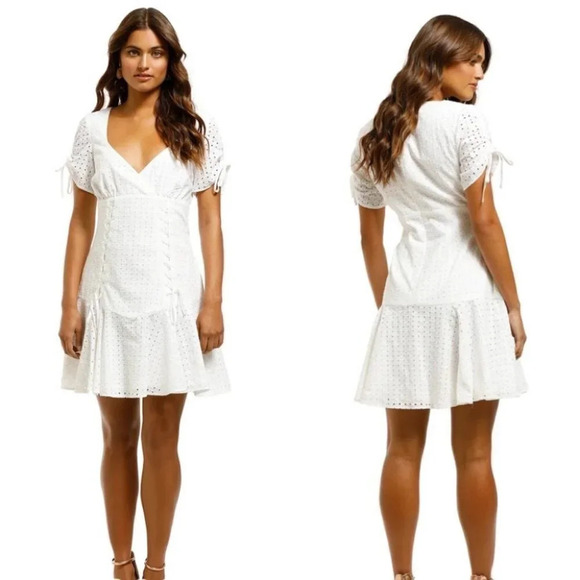 The East Order Saige white dress size Large - Picture 8 of 8